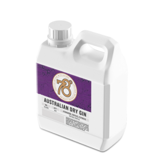 78 Degrees Australian Dry Gin 5Lt