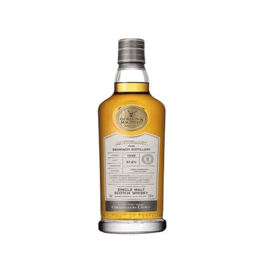 G&M Connoisseurs Choice Benriach 1999 Scotch Whisky 700ml by Alba Whisky, amber-colored bottle with label and cap