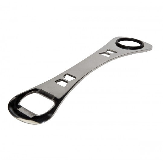 Paramount Uberbartools Endoblade bottle opener, a bar tool with a sleek design and durable construction for opening bottles.