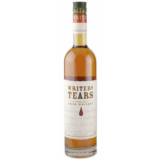 Writers Tears Red Head Irish Whiskey 700mL bottle, blended malt Irish whiskey with a potstill design, by Paramount.