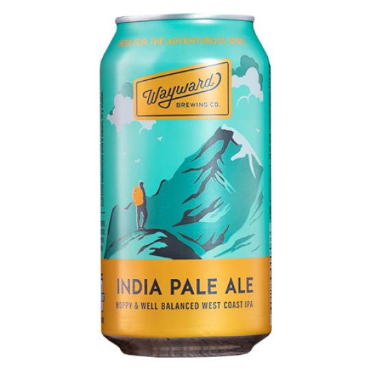 24-pack of Paramount Wayward Brewing IPA cans, 375ml each, featuring colorful label design and craft beer branding.