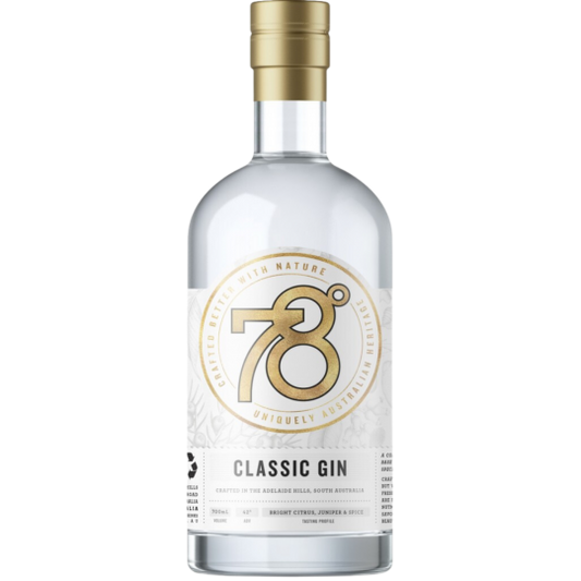 Bottle of Paramount 78 Degrees Gin 700ml with clear glass and label, showcasing the premium gin inside.