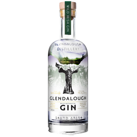 Paramount Glendalough Wild Botanical Irish Gin 700ml bottle with botanical infusions and elegant label display.