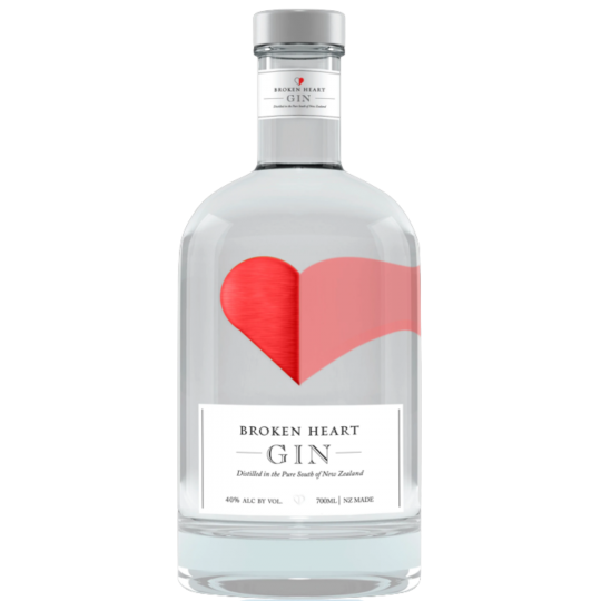 Paramount Brunswick Aces Hearts Gin 700ml bottle, a new world gin with a sleek design and clear label, on a white background.