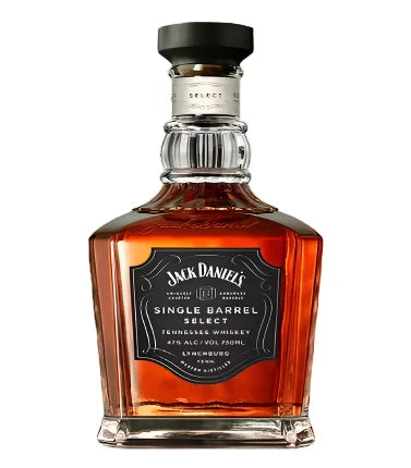 Paramount Jack Daniels Single Barrel Sour Mash whiskey in 700ml bottle, showcasing the label and rich amber color.