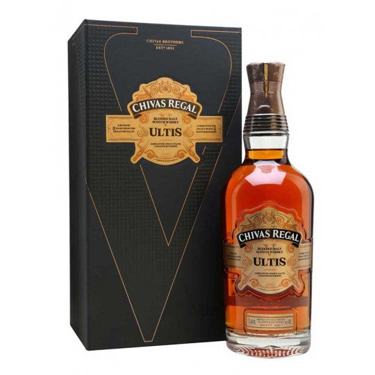 Chivas Regal Ultis blended malt Scotch whisky 700ml bottle with elegant label and packaging from Paramount.