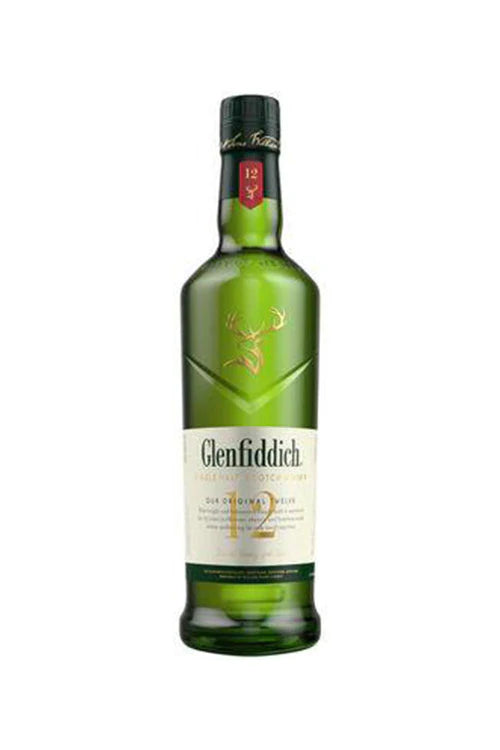 Glenfiddich 12 Year Old Special Reserve whisky bottle from Paramount, showcasing the distinctive label and packaging.