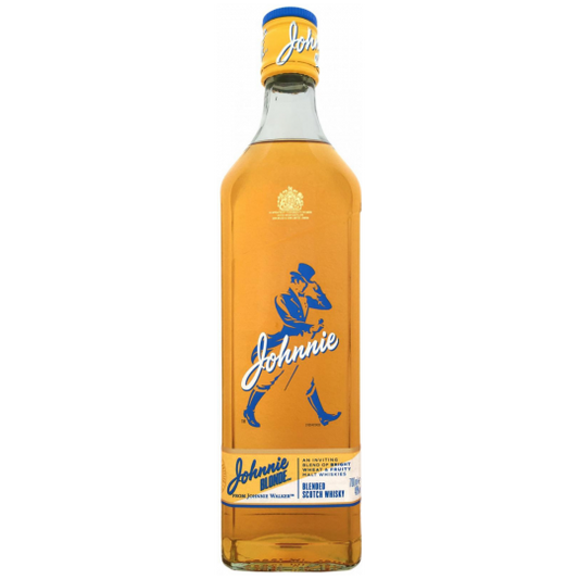 Johnnie Walker Blonde Scotch Whisky 700ml bottle from Paramount, featuring a clear glass bottle with golden whisky inside.
