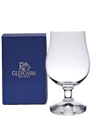 Alba Whisky Glencairn Crystal Beer Glass in gift box, clear elegant glass designed for enjoying craft beers.