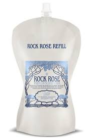 Alba Whisky Rock Rose Original Gin refill pouch, 700ml bottle with 41.5% alcohol, featuring a sleek design and label.
