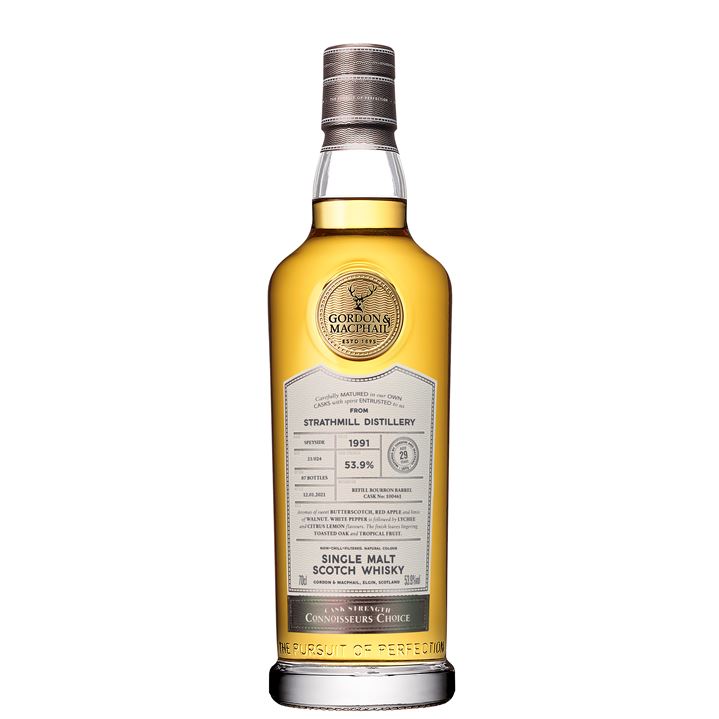 Gordon & Macphail Connoisseurs Choice Strathmill 1991 Single Malt Scotch Whisky in 700ml bottle, Alba Whisky branding