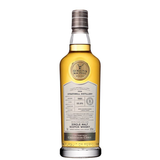 Gordon & Macphail Connoisseurs Choice Strathmill 1991 Single Malt Scotch Whisky in 700ml bottle, Alba Whisky branding