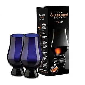 Alba Whisky Glencairn Original Blue whisky glass with elegant design and gift box for whisky tasting and appreciation.