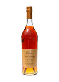 Cerbaco Dudognon Grand Champagne Cognac Paulin 60 Years Old in a 700ml bottle, showcasing rich amber color and elegant packaging.
