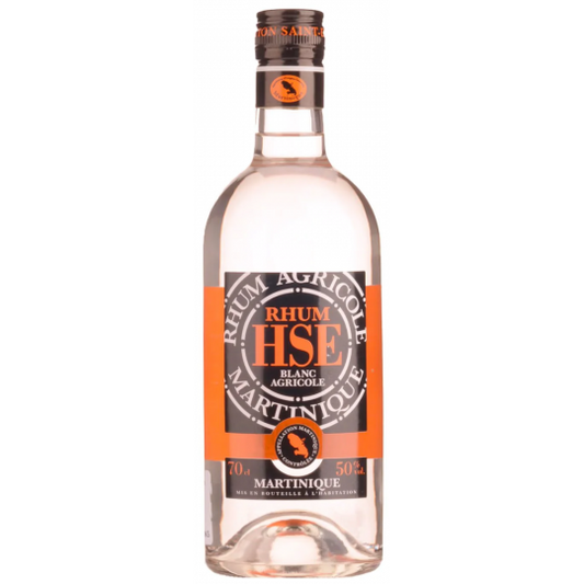 Cerbaco Habitation St Etienne Rhum Blanc Agricole Rum 700ml bottle with white label and clear glass bottle.