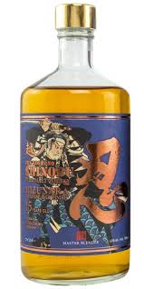 Shinobu Pure Malt 15 Year Old Whisky bottle, 700mL, with a dark brown label and elegant packaging from JQWS.