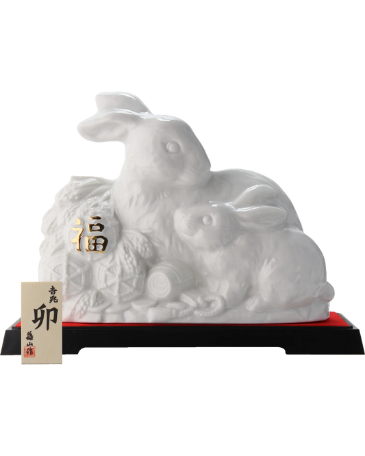 Amahagan World Edition 3 Eto Rabbit White Malt Whisky 700ml bottle from JQWS, featuring a white label and elegant packaging.