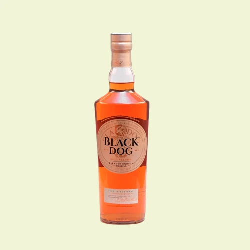 Black Dog Whisky Gold Reserve 700mL, blended whisky bottle with black and gold label, from LiquorDay.