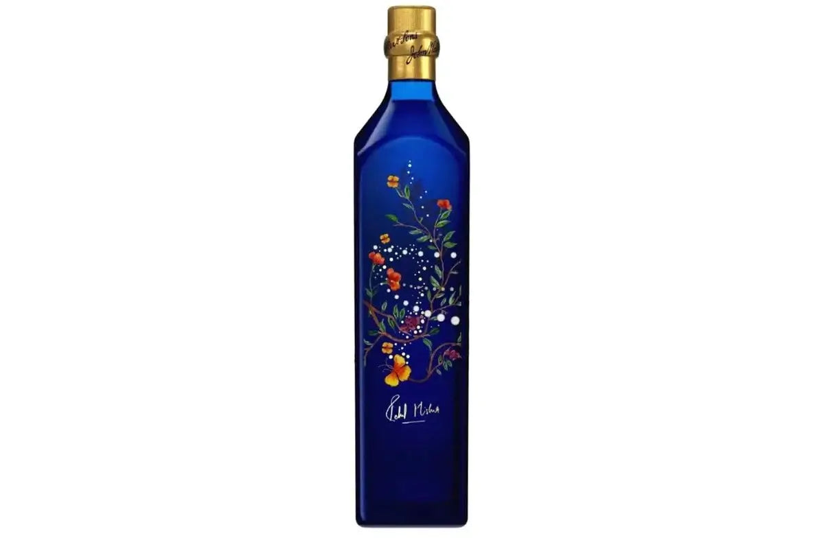 Johnnie Walker Blue Label Diwali Limited Edition 700mL bottle, premium whisky with intricate Diwali-themed packaging.