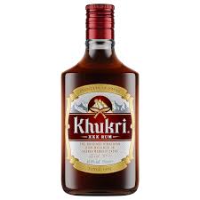 Nepalese Khukhri Rum bottle by LiquorDay, featuring traditional design and label, on a neutral background.