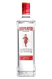 Bottle of LiquorDay Beefeater London Dry Gin 1L with label showing the iconic Beefeater branding and clear glass bottle.