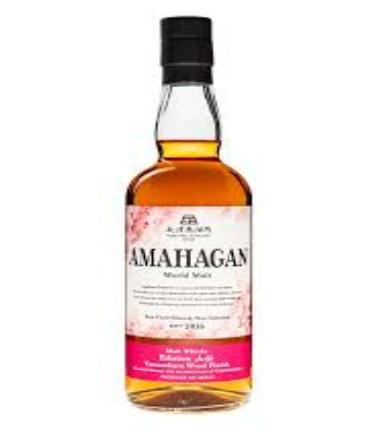 Amahagan World Malt No.4 Yamazakura Japanese whisky bottle from LiquorDay, 700mL, with label and packaging details visible.
