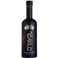 D'Yavol Premium Vodka 700mL bottle featuring ShahRukh Khan branding, clear glass bottle with label and cap, on a white background.