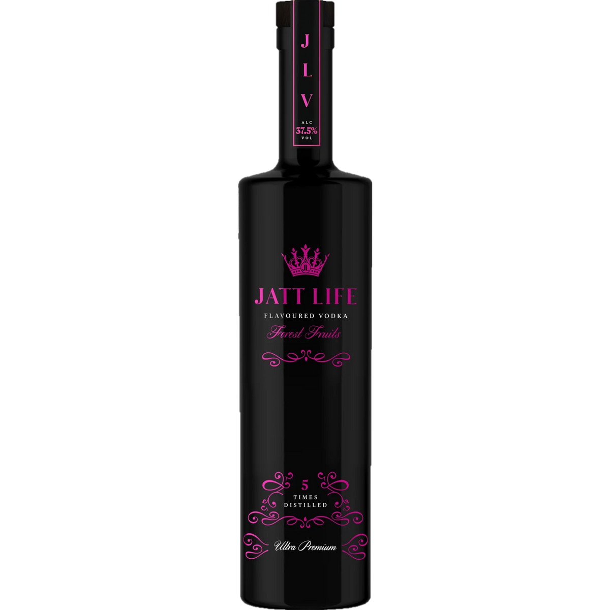 Jatt Life Forest Fruit Vodka in 700mL bottle, premium LiquorDay vodka with vibrant forest fruit flavor and clear glass bottle