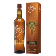 Paul John Nirvana single malt whiskey in a 700mL bottle, with amber liquid visible in a clear glass bottle.