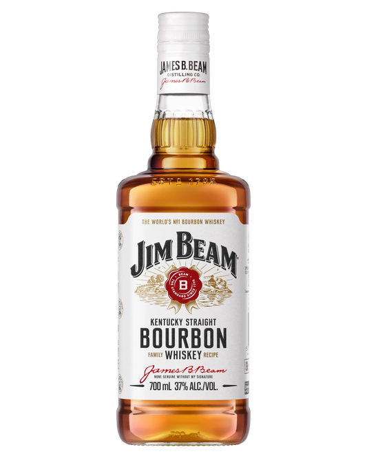 White Label Kentucky Straight Bourbon Whiskey 700mL bottle from LiquorDay, featuring a clear glass bottle with a white label.