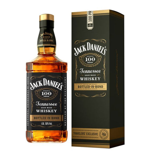 Jack Daniel's Bottled In Bond Whisky 1L bottle, featuring classic label and amber liquid, by LiquorDay.