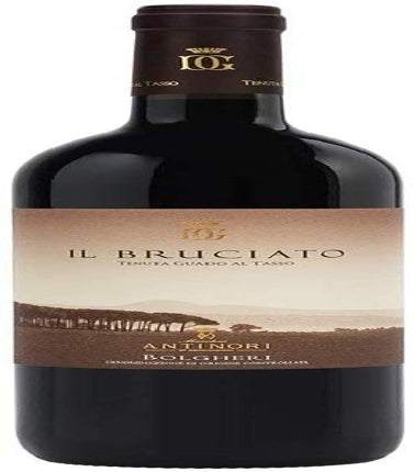 Bottle of Tenuta Guado Al Tasso Il Bruciato Bolgheri DOC 2020 wine, 0.75L, featuring a label in elegant packaging.