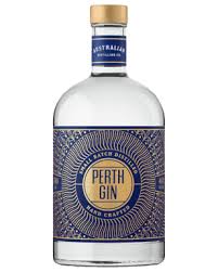Australian Distilling Co. Pearth Gin by Paramount, 700mL bottle of Australian dry gin with a clear glass bottle and label.