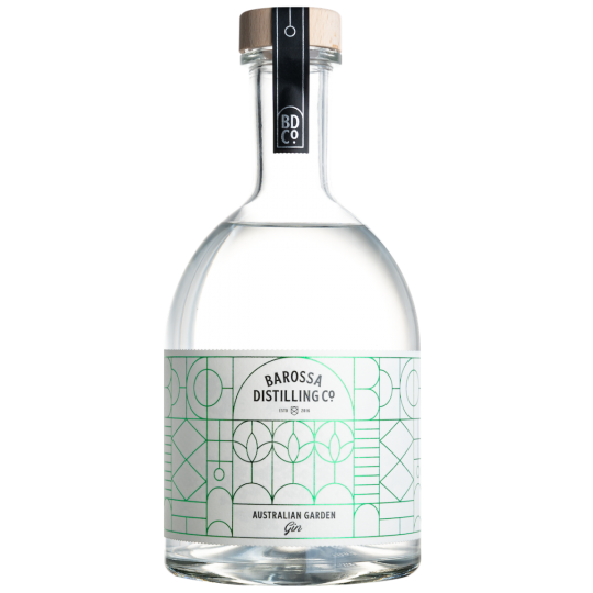 Paramount Australian Dry Gin from Barossa Distilling Co, 700ml bottle with botanical and garden-inspired labeling.