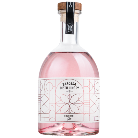 Paramount Barossa Distilling Co. Budburst Gin 700mL bottle, Australian dry gin with botanical details on label