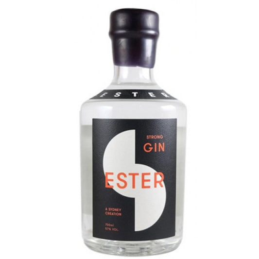 Australian dry gin in a 700mL Paramount bottle, ester spirits strong gin with clear glass and label featuring botanical illustrations.