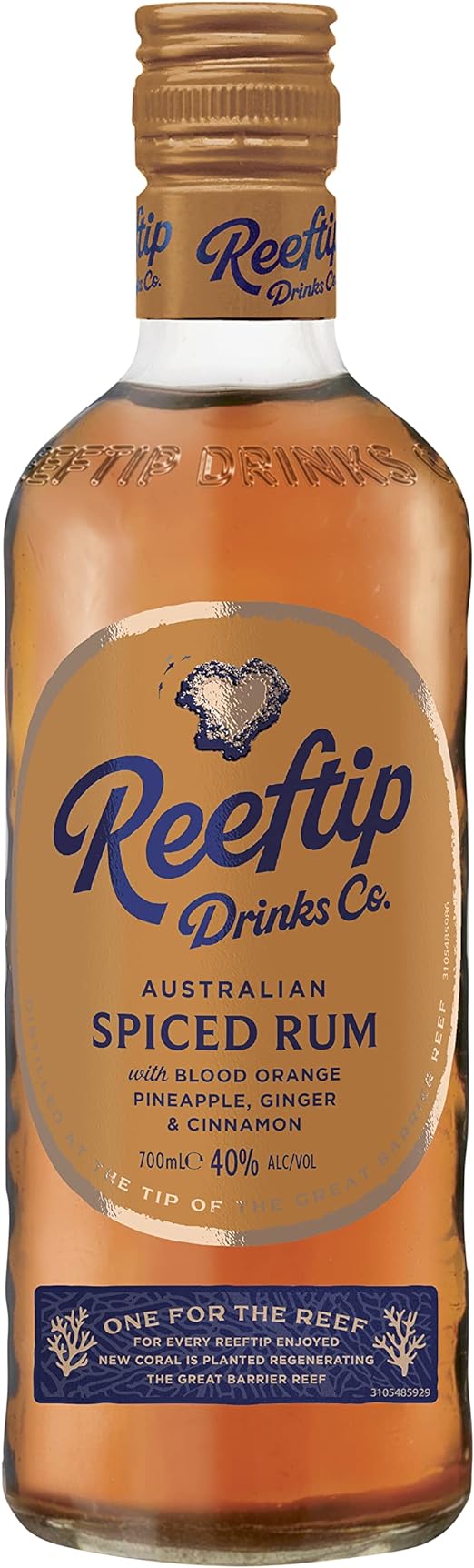 Reed & Co. Remedy Australian Dry Gin 700ml bottle with label, featuring clear glass and botanical design elements.