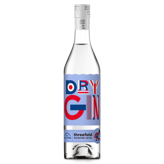 Australian dry gin in a 700ml bottle by Paramount, featuring a clear glass bottle with a minimalist label design.