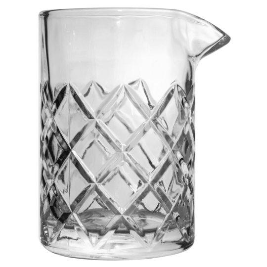 Uberbartools Urai Mixing Glass by Paramount for bar tools, 500ml capacity, clear glass ideal for cocktail mixing.