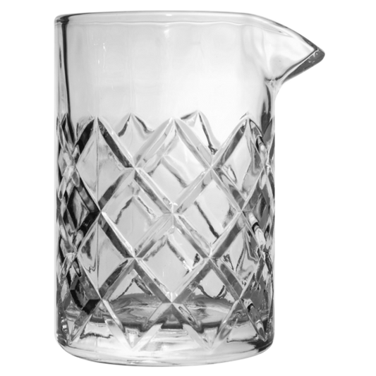 Uberbartools Urai Mixing Glass by Paramount for bar tools, 500ml capacity, clear glass ideal for cocktail mixing.