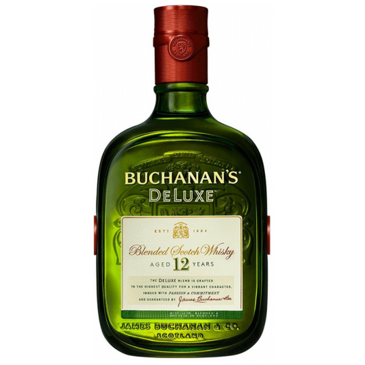 Paramount Ballantines 12 Year Old Blue Label blended Scotch whisky bottle, 700ml, with label and packaging visible