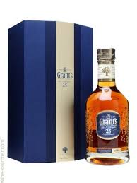 Paramount Grants 25 Year Old Blended Malt Scotch Whisky 700ml bottle with label and packaging.