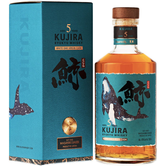 Paramount Kujira Ryukyu 5 Year Old Japanese Blended Malt Whisky 700mL bottle with label and amber liquid inside