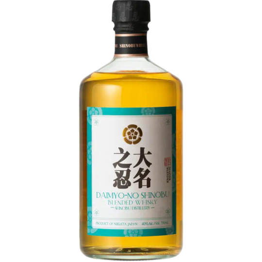 Paramount Shinobu Daimyo No Blended Malt Whisky 700mL bottle, showcasing label and bottle design.