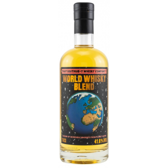 Paramount That Boutique-y Whisky Company World Whisky Blend 700ml bottle with label and packaging, showcasing a blended whisky product.