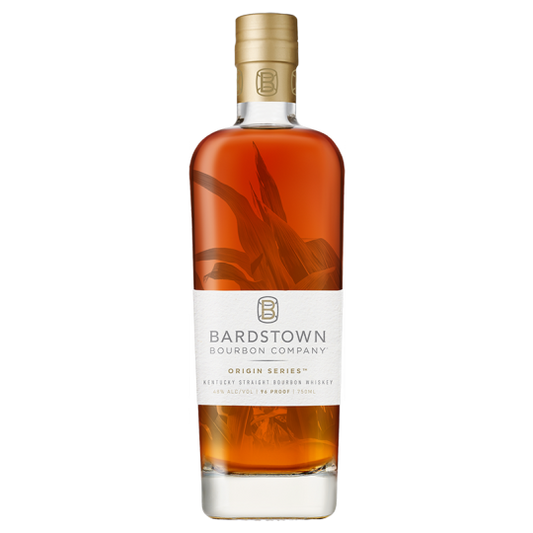 Bardstown Bourbon Co. Origin Series Bottled In Bond Kentucky Straight Bourbon Whiskey 750ml bottle with label and packaging.