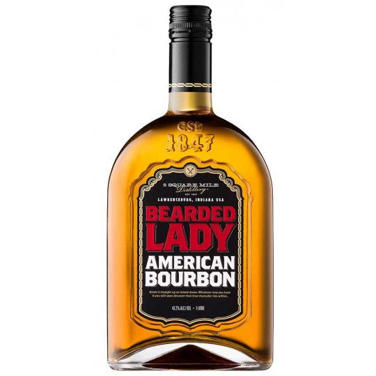 Bearded Lady American Bourbon 700mL bottle by Paramount, showcasing the label and packaging of this rich, amber-colored bourbon.