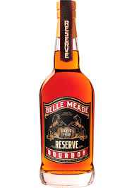 Paramount Belle Meade Reserve Bourbon 750ml bottle with label showing rich amber bourbon in clear glass.