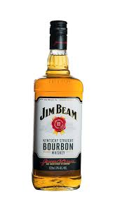 Jim Beam White Bourbon bottle from Paramount, 1125mL, clear glass bottle with white label and Jim Beam branding.