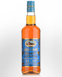 Paramount Chateau Tanunda Brandy 700ml bottle with elegant label and dark amber liquid inside.